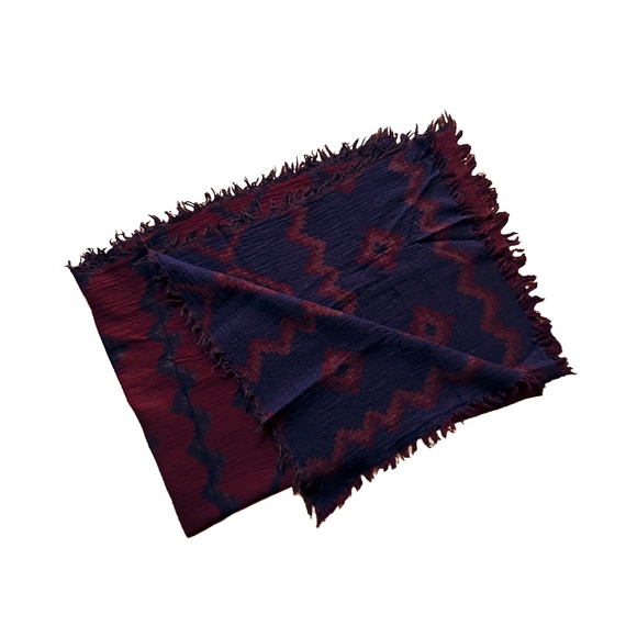 Aritzia Wilfred Diamond Mosaic Blanket Scarf – Balsamine - Picture 1 of 6